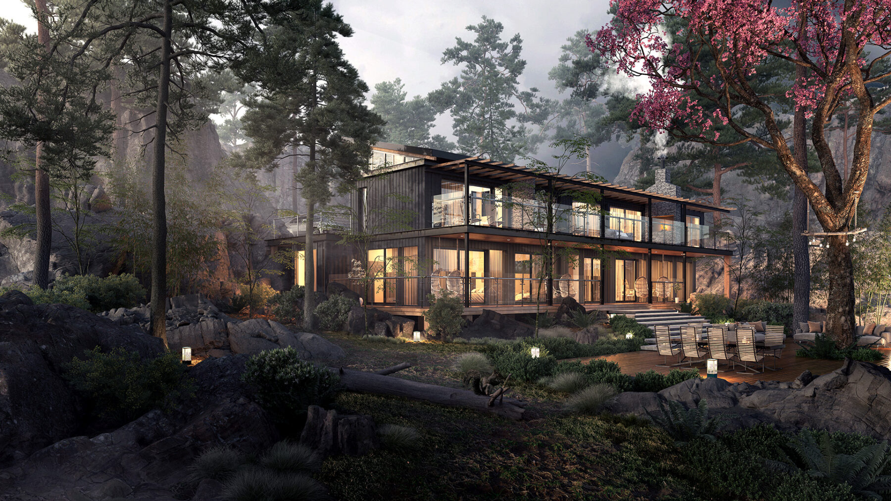 3D Rendering Exterior House