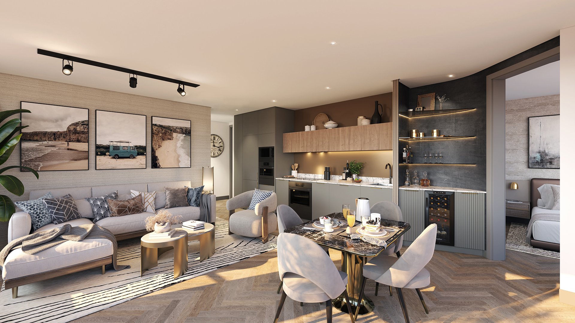 3D Reactor Development Interior Kitchen